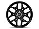 Carroll Shelby Wheels CS45 Gloss Black 6-Lug Wheel; 22x9.5; 12mm Offset (22-24 Bronco Raptor)