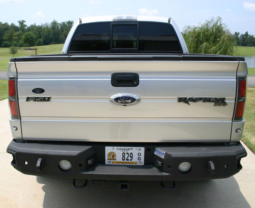 Hammerhead F-150 Rear Bumper with Round Reverse Light Cutouts 600-56 ...