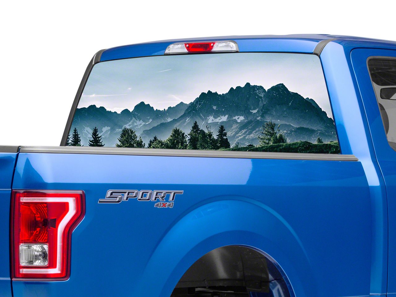 Sec10 F-150 Perforated Lake Rear Window Decal T542476 (97-22 F-150 