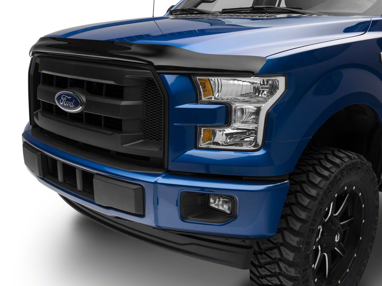 RedRock F150 Bug Hood Deflector; Smoked T542539 (1520 F150, Excluding Raptor) Free Shipping