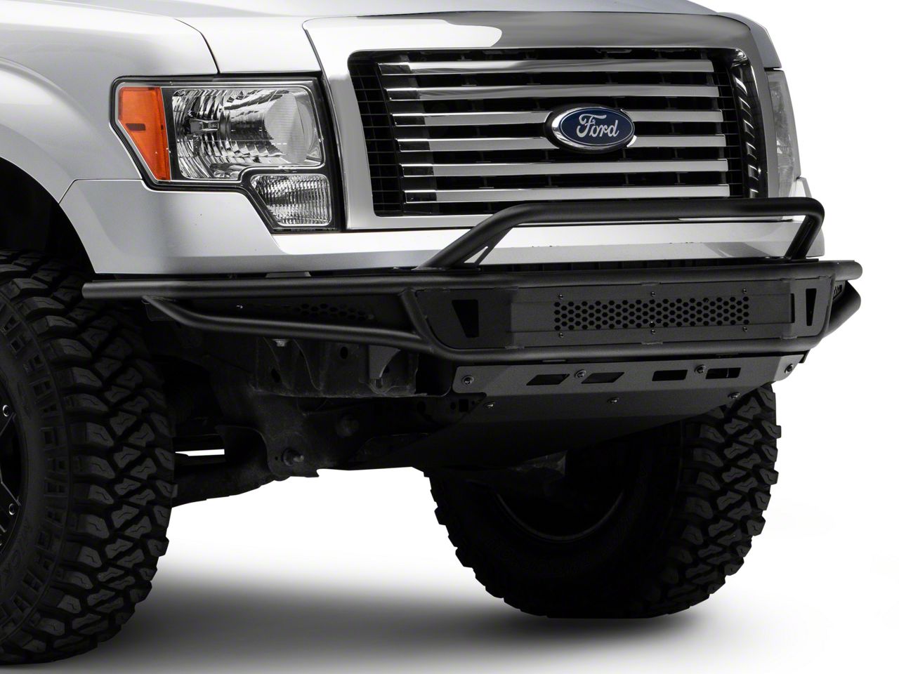 Barricade F-150 Pre-Runner Front Bumper with Skid Plate T542648 (09-14 ...