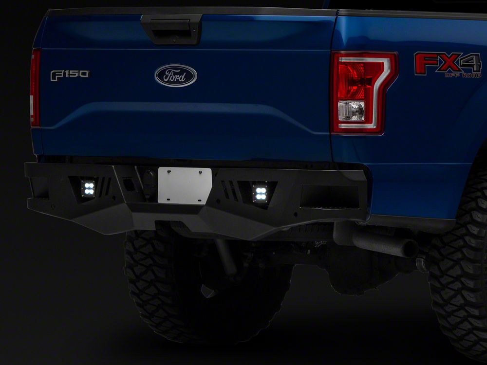 Barricade Extreme HD Rear Bumper with LED Fog Lights for Factory