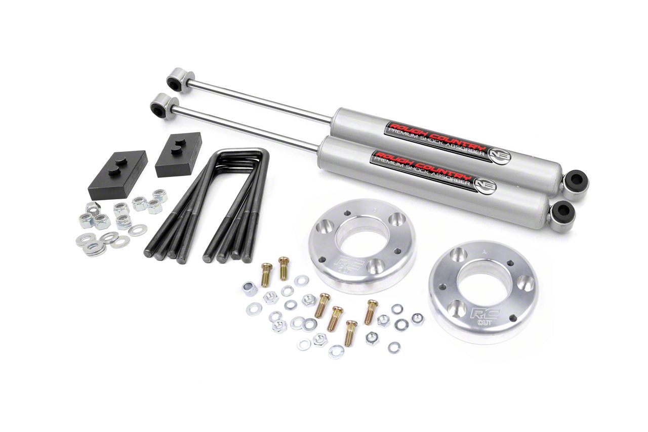 Rough Country F-150 2 In. Front Leveling Kit W/ Premium N3 Shocks 56830 ...