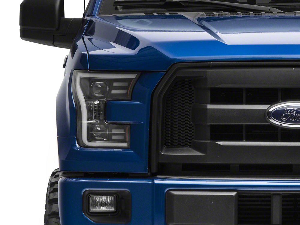 Raxiom G3 Projector Headlights with LED Accent; Black Raxiom G3 Projector Headlights with LED Accent; Black