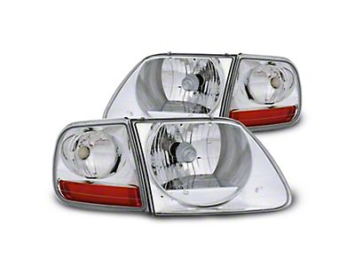 1997 03 F 150 Headlights Led Hid Halo Headlights Americantrucks Com