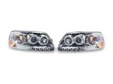 Raxiom LED Halo Projector Headlights; Chrome Housing; Clear Lens (97-03 F-150)