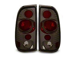 Axial Version 2 Tail Lights; Black Housing; Smoked Lens (97-03 F-150 Styleside)