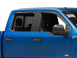 SpeedForm Window Deflectors; Front and Rear; Smoked (15-26 F-150 SuperCrew)