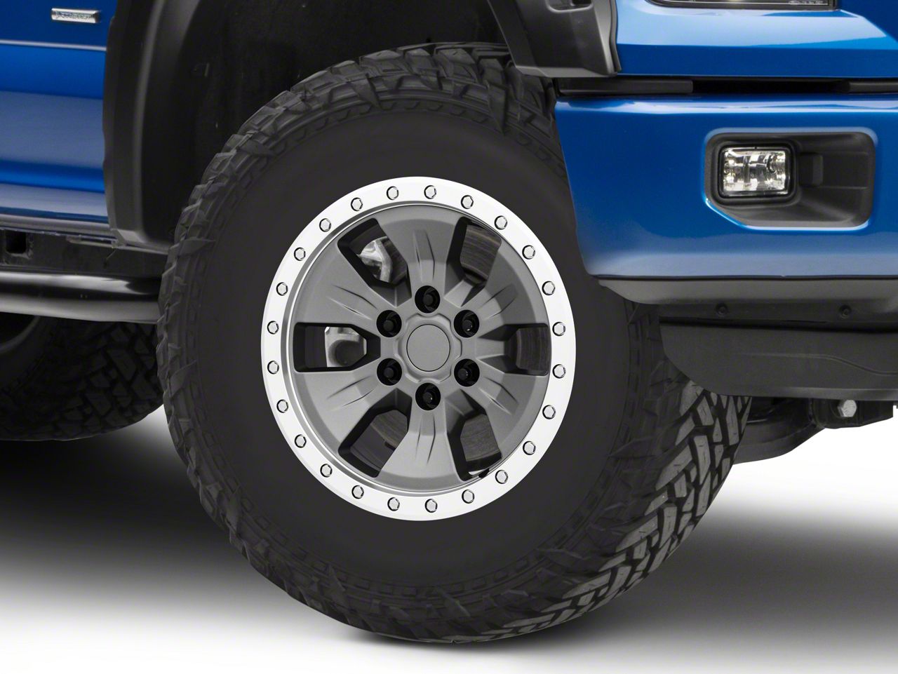 F-150 Gen2 Raptor Beadlock Style Charcoal 6-Lug Wheel; 17x8.5; 34mm ...