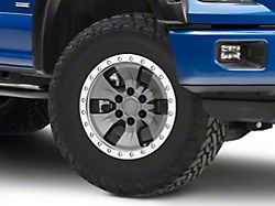 Gen2 Raptor Beadlock Style Charcoal 6-Lug Wheel; 17x8.5; 34mm Offset (15-20 F-150)