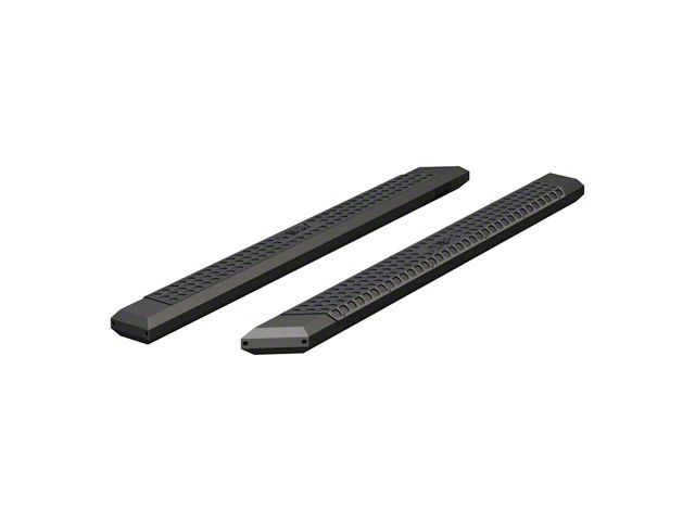 5.50-Inch AdvantEDGE Side Step Bars without Mounting Brackets; Carbide Black (07-21 Tundra Double Cab, CrewMax)