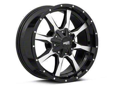 Moto Metal MO970 Gloss Black Machined 6-Lug Wheel; 16x8; 0mm Offset (10-22 4Runner)