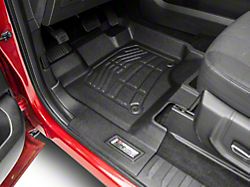 RedRock Sure-Fit Front and Second Row Floor Liners; Black (15-22 F-150 SuperCrew)
