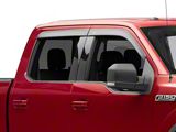Low Profile Ventvisor Window Deflectors; Front; Matte Black (15-26 F-150 SuperCrew)