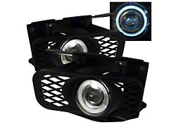 Halo Projector Fog Lights with Switch; Clear (99-03 F-150)