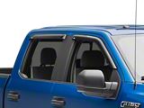 Westin Tape-On Window Deflectors; Front and Rear; Smoke (15-26 F-150 SuperCrew)