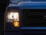 OE Style Headlight; Chrome Housing; Clear Lens; Passenger Side (09-14 F-150 w/ Factory Halogen Headlights)