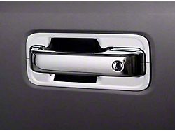 Door Handle Covers with Bezels; Chrome (17-22 F-250/F-350 Super Duty Regular Cab)