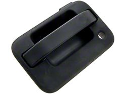 Exterior Door Handle without KeyPad Opening; Textured Black; Front Driver Side (04-14 F-150)