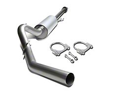 Single Exhaust System with Polished Tip; Side Exit (11-14 3.7L F-150)