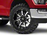 Moto Metal MO970 Gloss Black Machined 6-Lug Wheel; 20x10; -24mm Offset (21-26 F-150)