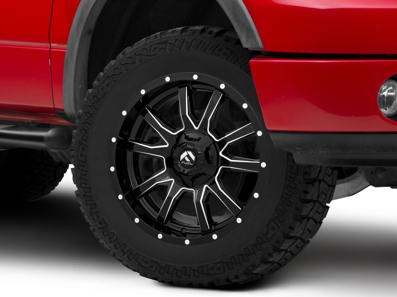 Fuel Wheels F-150 Vandal Gloss Black Milled 6-Lug Wheel; 20x9; 1mm ...