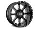 XD Mammoth Gloss Black Milled 6-Lug Wheel; 20x9; 0mm Offset (21-24 Bronco, Excluding Raptor)