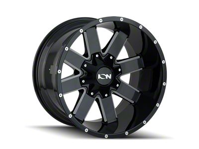 ION Wheels TYPE 141 Gloss Black Milled 6-Lug Wheel; 17x9; 18mm Offset (03-09 4Runner)