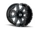ION Wheels TYPE 141 Gloss Black Milled 6-Lug Wheel; 17x9; 18mm Offset (10-24 4Runner)