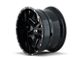ION Wheels TYPE 141 Gloss Black Milled Wheel; 20x10 (07-18 Jeep Wrangler JK)