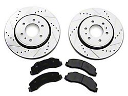 Proven Ground C&L Series Super Sport HD Brake Rotor and Pad Kit; Front (10-20 F-150)