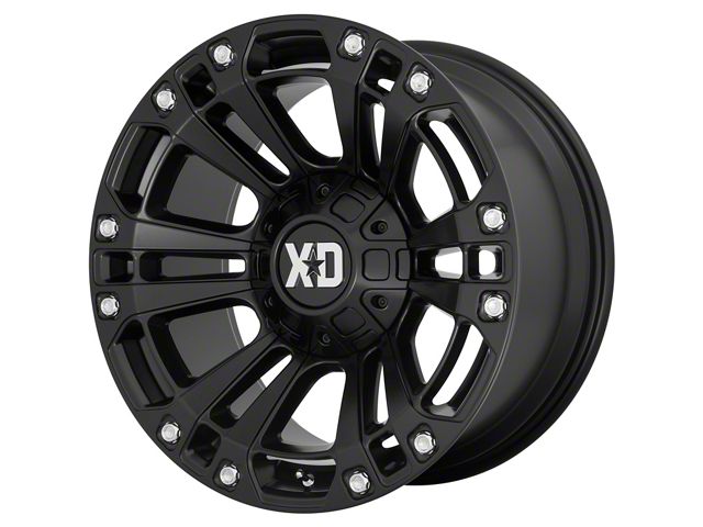 XD XD851 Satin Black 6-Lug Wheel; 20x9; 0mm Offset (21-24 Bronco, Excluding Raptor)