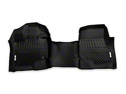 Proven Ground Precision Molded Front Over the Hump Floor Liners; Black (15-22 F-150 SuperCab, SuperCrew)