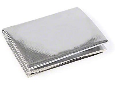 Mishimoto Aluminum Silica Heat Barrier with Adhesive Backing; 24-Inch x 24-Inch (Universal; Some Adaptation May Be Required)