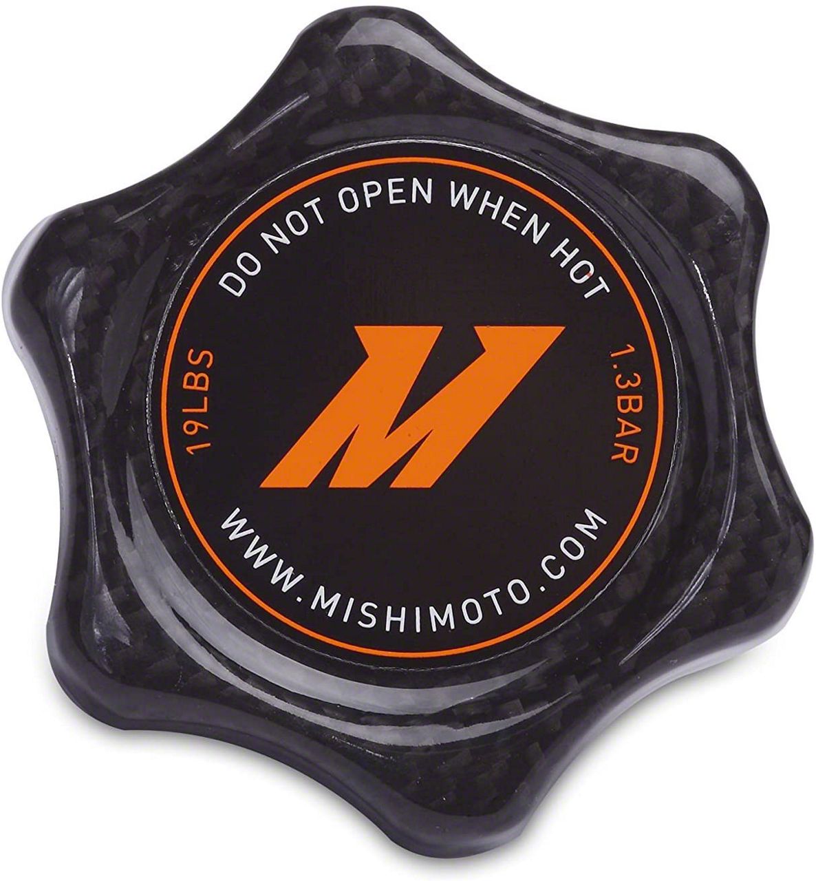 Mishimoto Mustang Radiator Cap; Carbon Fiber; 1.3 Bar; Radiator Cap ...