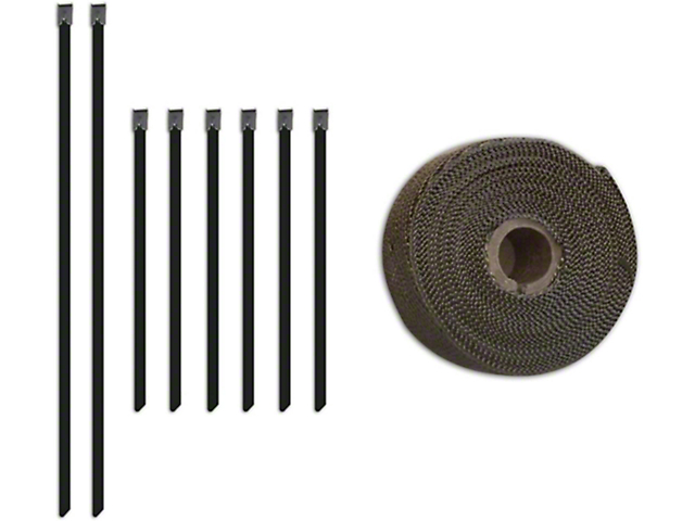 Mishimoto Exhaust System Wrap Kit; Exhaust Heat Wrap Set (Universal; Some Adaptation May Be Required)