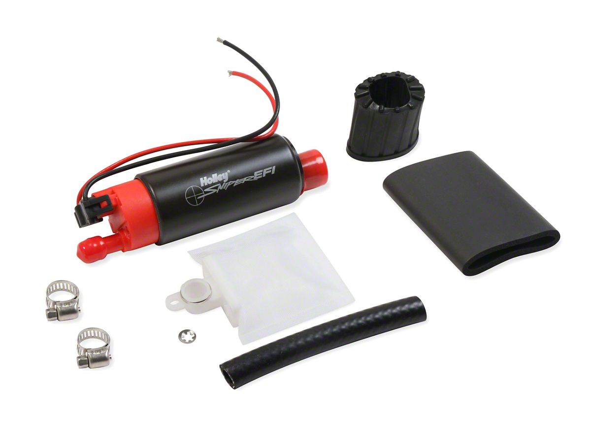 Holley Performance Jeep Wrangler E85 In-Tank Electric Fuel Pump; 340 LPH  19-342 (91-04 Jeep Wrangler YJ & TJ)