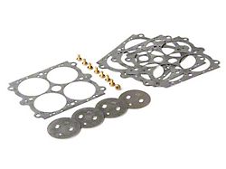 Holley Performance Carburetor Throttle Plate Kit; 1-3/4-Inch; 0.125-Inch Hole Size
