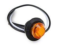 Axial 3/4-Inch LED Marker Light; Amber Lens