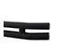 Smittybilt 3-Inch Tube Bumper End Cap; Black (Universal; Some Adaptation May Be Required)