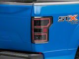 Raxiom LED Tail Lights; Black Housing; Clear Lens (18-20 F-150 w/ Factory Halogen Non-BLIS Tail Lights)