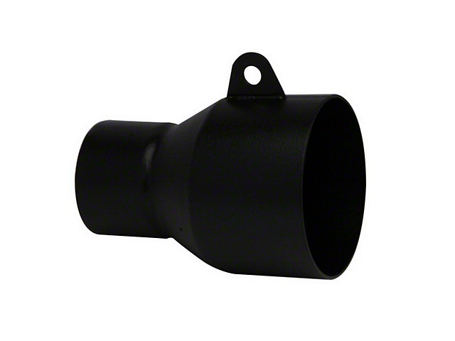 RBP 4-Inch Exhaust Tip Adapter; High Heat Textured Black (Fits 2.50-Inch Tailpipe)