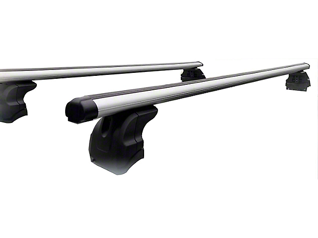 Traveler Cross Bar Roof Rack; Silver; 49-Inch (Universal; Some Adaptation May Be Required)