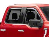 In-Channel Ventvisor Window Deflectors; Front and Rear; Dark Smoke (15-26 F-150 SuperCrew)