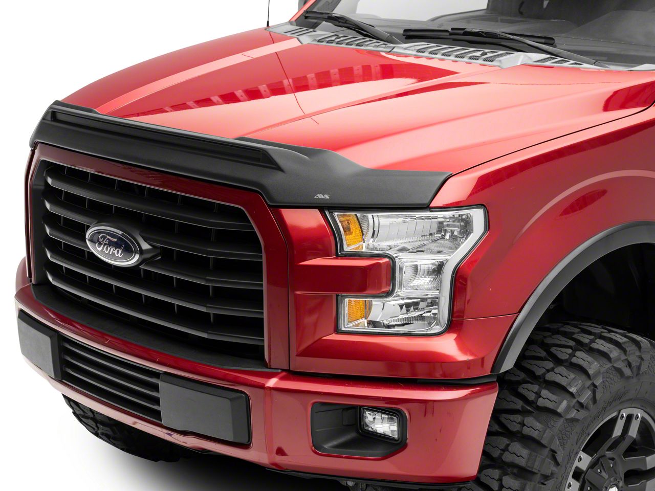 F-150 Aeroskin LightShield Hood Protector; Black (15-20 F-150 ...