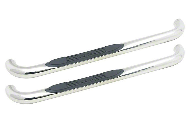 E-Series 3-Inch Nerf Side Step Bars; Stainless Steel (97-03 F-150 Regular Cab)
