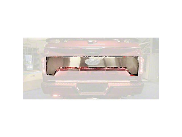 Tailgate Cover; Brushed (15-17 F-150 w/o Tailgate Applique)