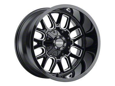 Mayhem Wheels Cogent Gloss Black Milled 6-Lug Wheel; 20x9; 18mm Offset (05-15 Tacoma)