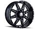 Mayhem Wheels Monstir Gloss Black Milled 6-Lug Wheel; 20x9; 0mm Offset (03-09 4Runner)