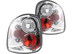 LED Tail Lights; Chrome Housing; Clear Lens (97-03 F-150 Flareside; 01-03 F-150 SuperCrew)